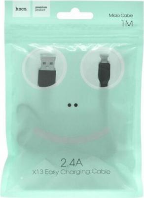 Аксессуар Easy X13 USB - MicroUSB 1m Black 6957531061168 – фото 5