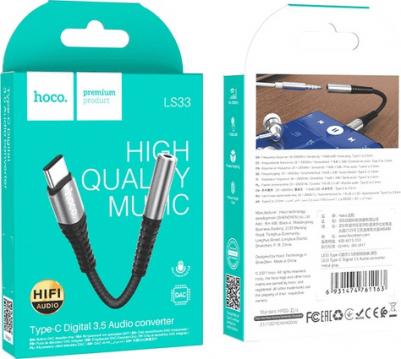 Аксессуар LS33 USB Type-C - 3.5mm Silver 6931474761163 – фото 7