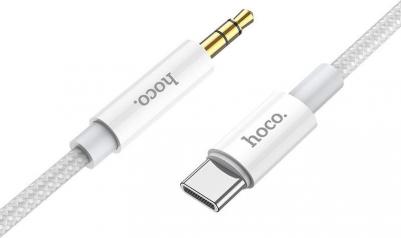 Аксессуар UPA19 AUX Jack 3.5mm - Type-C 1m Silver 6931474759955 – фото 3
