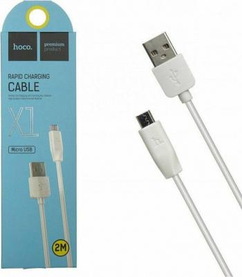 Аксессуар X1 Rapid USB - MicroUSB 2m White 6957531042686 – фото 2