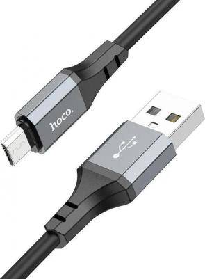 Data кабель USB X86 micro usb, 2,4A, 1 метр, черный – фото 4