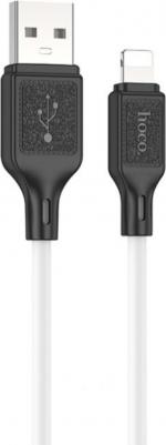 Дата-кабель X90, USB To Lightning, 2.4A, 1м, белый