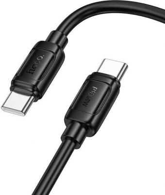 Кабель интерфейсный X115 6942007651998 USB-C-USB-C 1.2м черный – фото 1