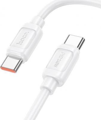 Кабель интерфейсный X115 6942007652025 USB-C-USB-C 1.2м белый – фото 1