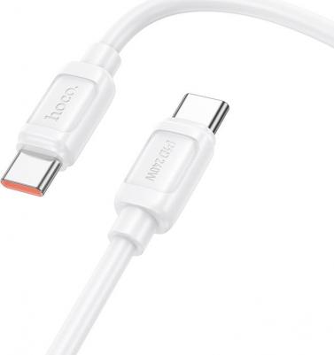 Кабель интерфейсный X115 6942007652025 USB-C-USB-C 1.2м белый