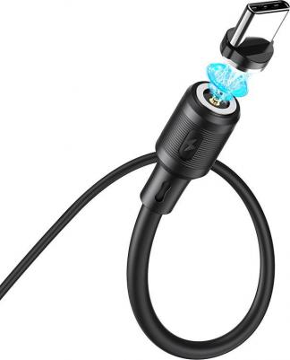 Кабель Sereno Magnetic X52a USB-Cm 1м Black – фото 1