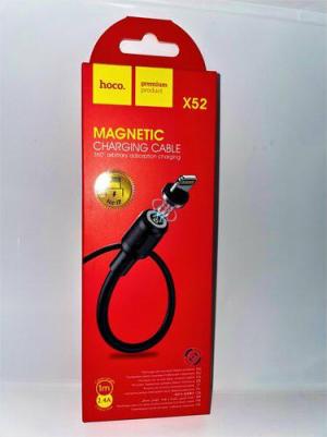 Кабель Sereno Magnetic X52i USB-Lightning 1м Black – фото 2