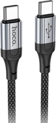 Кабель Type-C на Type-C, X102, 1м, 60W, черный – фото 3