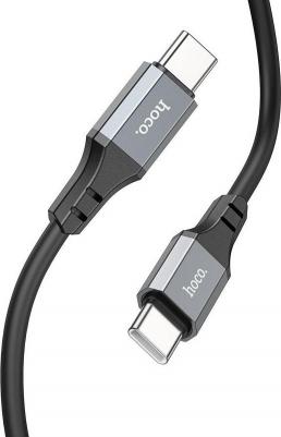 Кабель Type-C на Type-C, X92, 3м, силиконовый, 60W, черный – фото 4