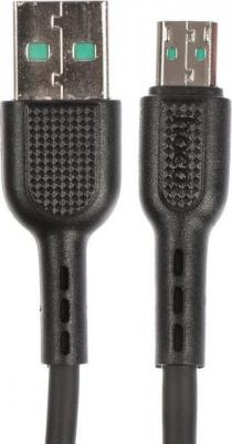 Кабель USB 2.0 A (m) - micro USB 2.0 B (m) 1м X33 - Черный – фото 1
