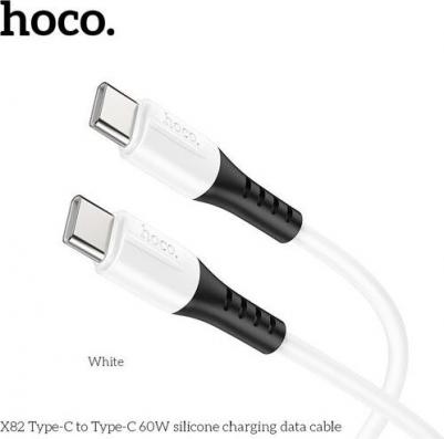 Кабель Usb-c X82 Type-C, 3А, Pd60w, 1м, силикон (черный) – фото 2