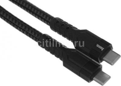 Кабель USB Type-C-USB Type-C, быстрая зарядка, 3А, 1.2 м, черный, U110 – фото 2