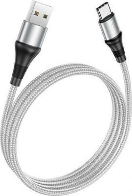 Кабель USB Type-C X50 1M 2.4A серый – фото 1