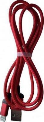 Кабель USB X14 Times speed Lightning, 2 м, красный – фото 1