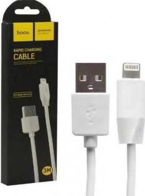 Кабель x1 Lightning 3м White – фото 1