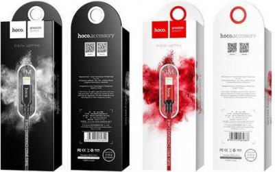 Кабель X14 Times Speed USB - Lightning 1.0m Red (6957531062837) – фото 6
