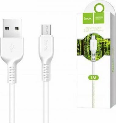 Кабель X20 Flash microUSB White – фото 1