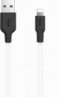Кабель X21 Silicone USB - Lightning 1m White 6957531071365 – фото 1