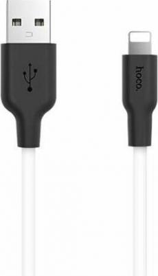 Кабель X21 Silicone USB - Lightning 1m White 6957531071365 – фото 3