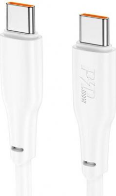 Кабель X93 Force Fast Charging Type-C to Type-C, до 240W, 1м белый – фото 1