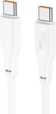 Кабель X93 Force Fast Charging Type-C to Type-C, до 240W, 1м белый