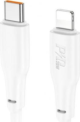 Кабель X93 Force PD Type-C to Lightning 20W, 1м белый