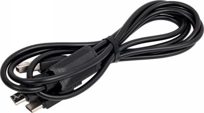 Кабель-зарядка USB X74 3в1 Micro/Lightning/Type-C, 1 м, черный