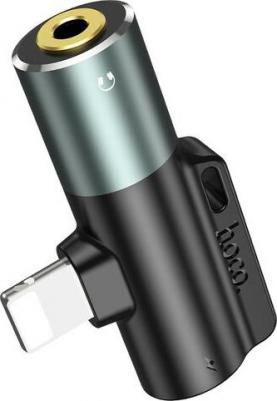 Переходник LS32 digital 3.5 audio converter for lightning - 2 гнезда AUX – фото 1