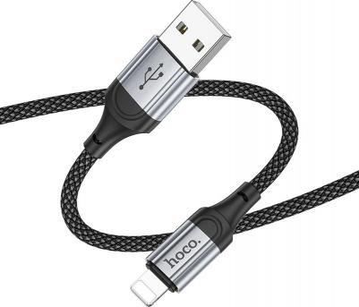 USB дата кабель Lightning, X102, 1M, черный – фото 1