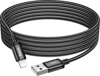 USB дата кабель Lightning, X91, 3M, черный