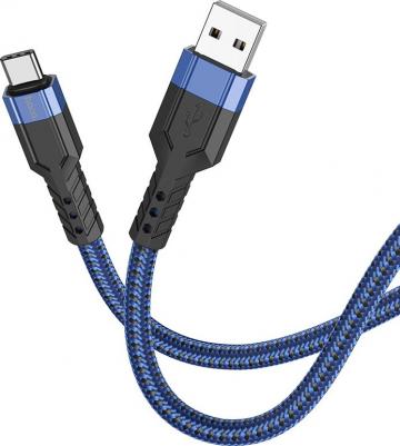 USB Кабель Type-C, U110, 1.2м, синий – фото 1