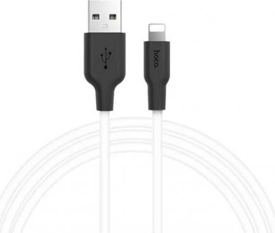 USB кабель X21 Lightning 8-pin белый, 1 м – фото 9