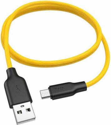 USB кабель X21 MicroUSB желтый, 1 м – фото 8
