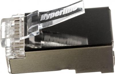 Экранированный универсальный разъем под витую пару для одножильного и многожильного кабеля PLUG-8P8C-U-C5-SH-100 – фото 3