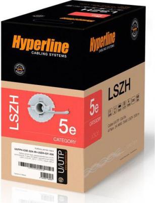 Интернет-кабель (витая пара) U/UTP 4PR CAT5e 4х2х0,51 мм LSZH (305 м) – фото 1