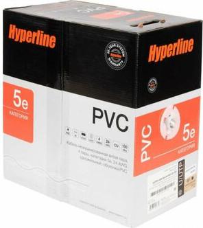 Кабель UTP 5e RJ-45 UUTP4-C5E-S24-IN-PVC-GY-305 серый 305м – фото 2