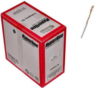Кабель UTP 5e RJ-45 UUTP4-C5E-S24-IN-PVC-GY-305 серый 305м – фото 6