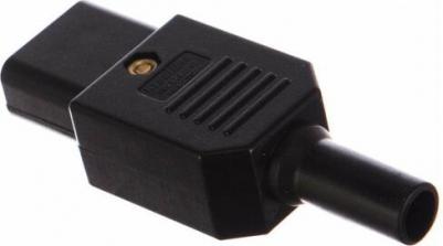Прямой разъем на кабель CON-IEC320C13