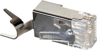 Сетевой коннектор под витую пару RJ-458P8C PLUG-8P8C-UV-C6-TW-SH-10 – фото 4