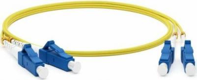 Волоконно-оптический патч-корд FC-D2-9-LC/UR-LC/UR-H-15M-LSZH-YL