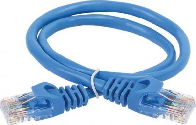 ITK Коммутационный шнур кат. 6 UTP LSZH 1м синий, PC03-C6UL-1M (1 шт.)