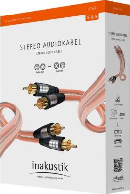 Кабель Star 2RCA - 2RCA, 1,5м Transparent – фото 2