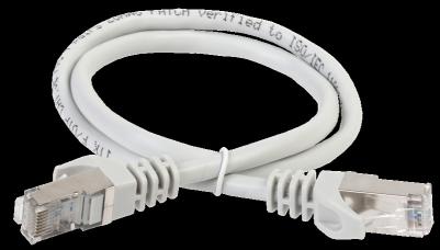 Кабель FTP IEK категории 5e для коммутации данных, длиной 2м, с оболочкой PVC – фото 1