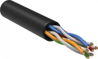 Кабель информационный GENERICA, кат.5E, 305м, черный [bc3-c5e04-139-305-g]