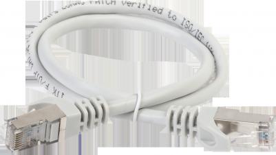 Коммутационный шнур (патч-корд) кат.5E FTP 1,5м серый, цена за 1 шт