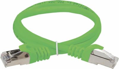 Коммутационный шнур (патч-корд) кат.5E FTP 1м зеленый, цена за 1 шт – фото 2
