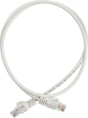 Коммутационный шнур (патч-корд) кат.5E UTP LSZH 1м белый, цена за 1 шт