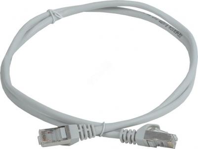 RJ45(m) - RJ45(m) Cat. 5e F/UTP PVC 10м серый [PC01-C5EF-10M-G] – фото 1