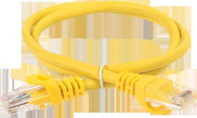 RJ45(m) - RJ45(m) Cat. 5e U/UTP PVC 2м жёлтый [PC05-C5EU-2M]