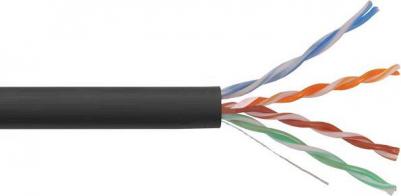 Витая пара U/UTP кат.5E 4х2х24AWG solid LDPE черный, цена за 1 упак – фото 5